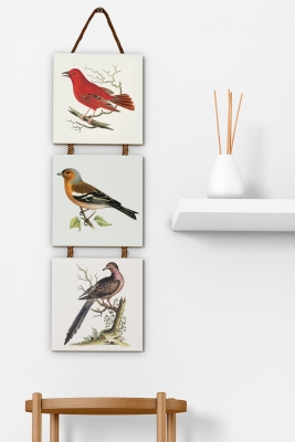 3'lü Halat Askılı Mdf Tablo Seti - ARTHALAT-11