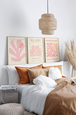 Gerçek Ahşap Çerçeveli 3 Parça 3D Poster Tablo Seti - ERSY3SET6