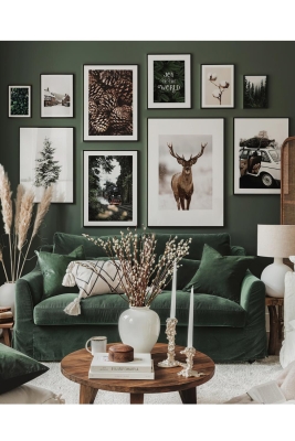 10 Parça Ahşap Çerçeve Görünümlü Mdf Tablo Seti - CRCVSZARTEVESSAYENI3