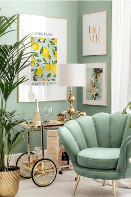 3 Parça Ahşap Çerçeve Görünümlü Mdf Tablo Seti - CRCVSZARTEVESSASTKO22