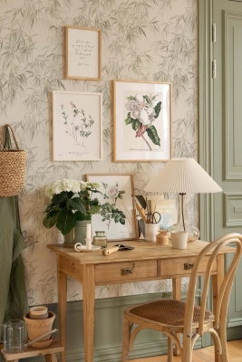 4 Parça Ahşap Çerçeve Görünümlü Mdf Tablo Seti - ARTAVESSAYSLMSTKO8