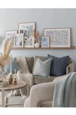 5 Parça Ahşap Çerçeve Görünümlü Mdf Tablo Seti - CRCVSZARTEVESSAYENI19