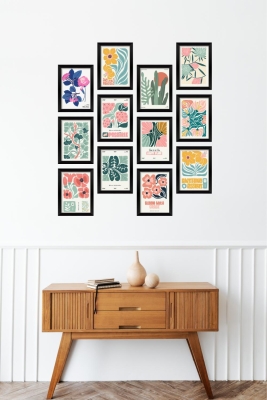 12 Parça Çerçeve Görünümlü Mdf Tablo Seti - 12ARTAVESSA14