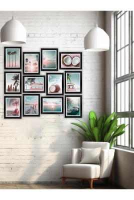 12 Parça Çerçeve Görünümlü Mdf Tablo Seti - 12ARTAVESSA21