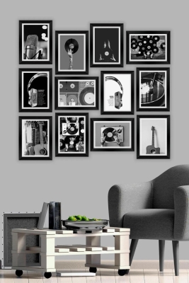 12 Parça Çerçeve Görünümlü Mdf Tablo Seti - 12ARTAVESSA23