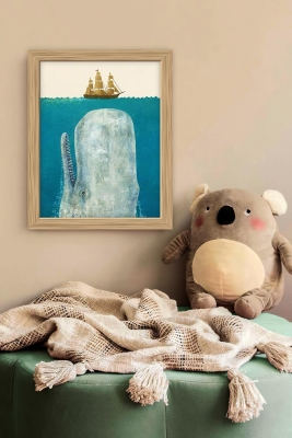 Tek Parça Çerçeve Görünümlü Çocuk Odası Mdf Tablo - 1SMKIDSARTAVESSA1