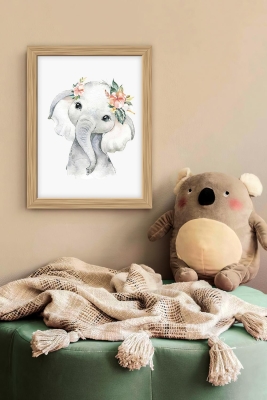 Tek Parça Çerçeve Görünümlü Çocuk Odası Mdf Tablo - 1SMKIDSARTAVESSA3