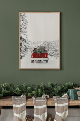 Tek Parça Ahşap Çerçeveli Poster Tablo - TEKHAMCERCEVE1