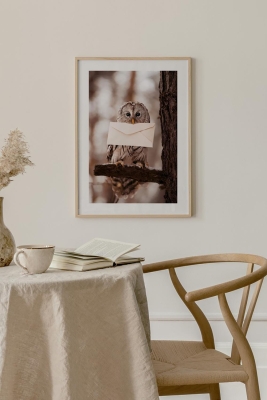 Tek Parça Ahşap Çerçeveli Poster Tablo - TEKHAMCERCEVE116