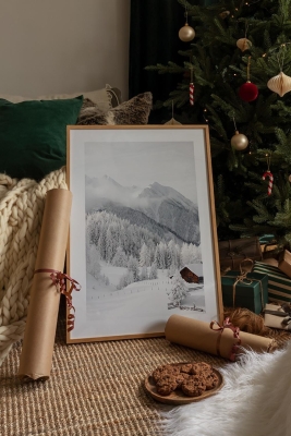 Tek Parça Ahşap Çerçeveli Poster Tablo - TEKHAMCERCEVE120