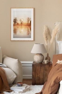 Tek Parça Ahşap Çerçeveli Poster Tablo - TEKHAMCERCEVE121