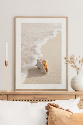 Tek Parça Ahşap Çerçeveli Poster Tablo - TEKHAMCERCEVE128