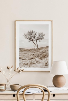 Tek Parça Ahşap Çerçeveli Poster Tablo - TEKHAMCERCEVE134