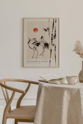 Tek Parça Ahşap Çerçeveli Poster Tablo - TEKHAMCERCEVE140