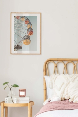 Tek Parça Ahşap Çerçeveli Poster Tablo - TEKHAMCERCEVE143