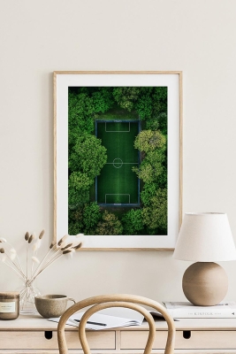 Tek Parça Ahşap Çerçeveli Poster Tablo - TEKHAMCERCEVE50