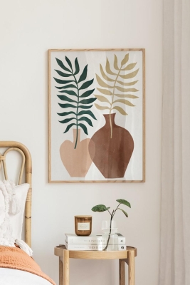 Tek Parça Ahşap Çerçeveli Poster Tablo - TEKHAMCERCEVE51