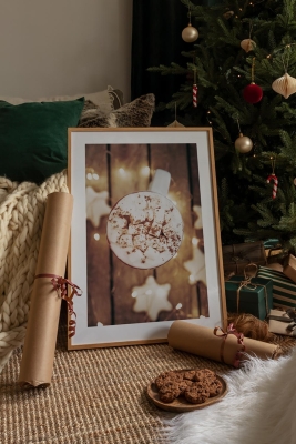 Tek Parça Ahşap Çerçeveli Poster Tablo - TEKHAMCERCEVE53