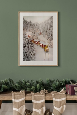 Tek Parça Ahşap Çerçeveli Poster Tablo - TEKHAMCERCEVE60