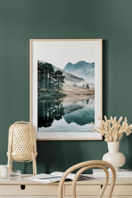 Tek Parça Ahşap Çerçeveli Poster Tablo - TEKHAMCERCEVE91