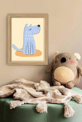 Tek Parça Çerçeve Görünümlü Çocuk Odası Mdf Tablo - 1SMKIDSARTAVESSA11