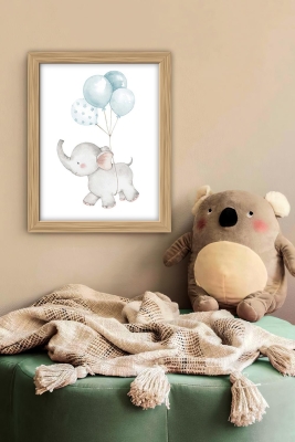 Tek Parça Çerçeve Görünümlü Çocuk Odası Mdf Tablo - 1SMKIDSARTAVESSA16