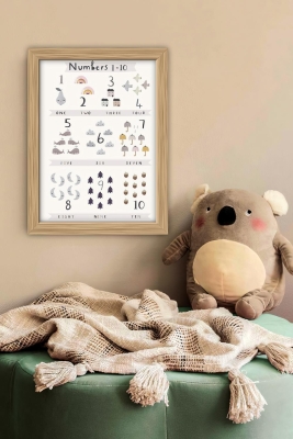 Tek Parça Çerçeve Görünümlü Çocuk Odası Mdf Tablo - 1SMKIDSARTAVESSA17