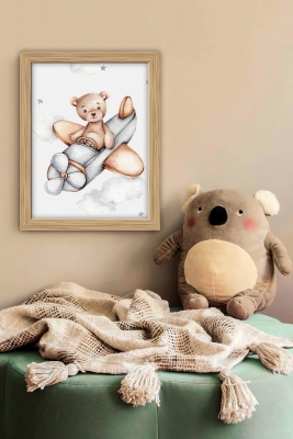 Tek Parça Çerçeve Görünümlü Çocuk Odası Mdf Tablo - 1SMKIDSARTAVESSA20