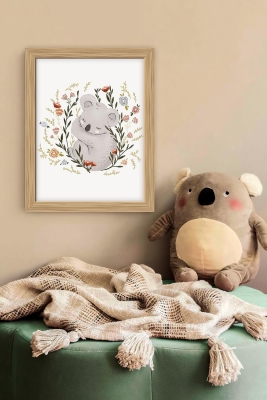 Tek Parça Çerçeve Görünümlü Çocuk Odası Mdf Tablo - 1SMKIDSARTAVESSA5