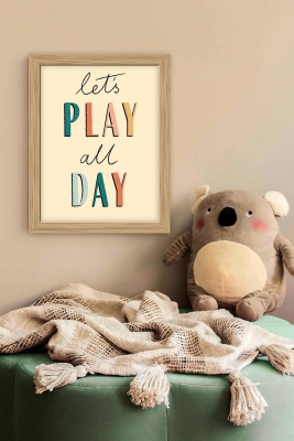 Tek Parça Çerçeve Görünümlü Çocuk Odası Mdf Tablo - 1SMKIDSARTAVESSA8