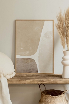 Tek Parça Çerçeve Görünümlü Mdf Tablo - TEKHAMMDF137