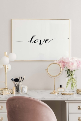 Tek Parça Çerçeve Görünümlü Mdf Tablo - TEKHAMMDF4