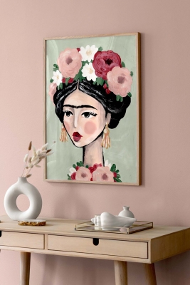 Tek Parça Çerçeve Görünümlü Mdf Tablo - TEKHAMMDF69