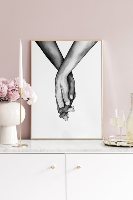 Tek Parça Çerçeve Görünümlü Mdf Tablo - TEKHAMMDF79