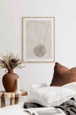 Tek Parça Çerçeve Görünümlü Mdf Tablo - TEKHAMMDF87