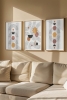Gerçek Ahşap Çerçeveli 3 Parça 3D Poster Tablo Seti - 3DARTSOHOSET111