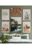 6 Parça Ahşap Çerçeve Görünümlü Mdf Tablo Seti - CRCVSZARTEVESSAYENI16