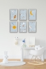 6 Parça Çerçeve Görünümlü Çocuk Odası Mdf Tablo Seti - 6KIDSARTAVESSA4
