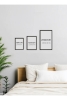 12 Parça Çerçeve Görünümlü Mdf Tablo Seti - 12ARTAVESSA22